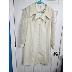 Vintage Dress Missing Size Tag Medium *Has Damage*